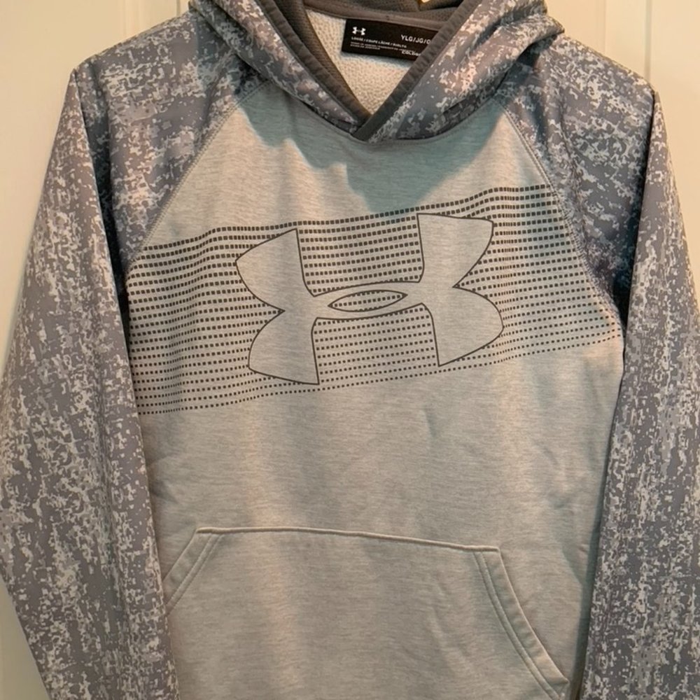 Boys Under Armour Hooded Sweatshirt, Size Youth Large